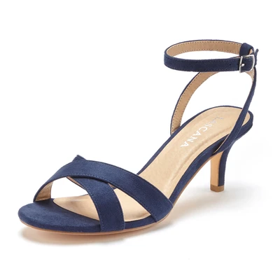 Abbildung von Lascana Riemensandalette, Damen, Größe: 35, Dunkelblau Schuhe