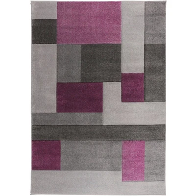 Abbildung von FLAIR RUGS Teppich &quot;Cosmos&quot;, rechteckig, Patchwork Design, mehrfarbig, mit Hoch Tief Effekt