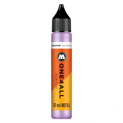 Abbildung von Molotow One4All Refill Acryl 30ml (Tinte zum Nachfüllen von Acrylmarkern, hochdeckend und permanent, schnell trocknend, für fast alle Untergründe) 246 lavendel