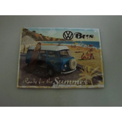 Abbildung von Nostalgic Art 14264 Volkswagen VW Bulli Ready for the Summer, Magnet 8x6 cm