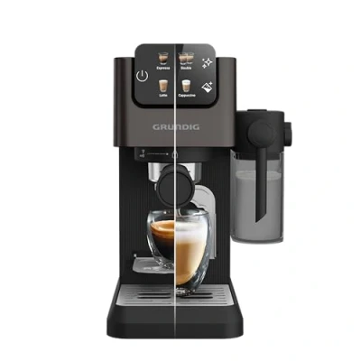Abbildung von Grundig Siebträgermaschine KSM 5330, Siebträger Espressomaschine