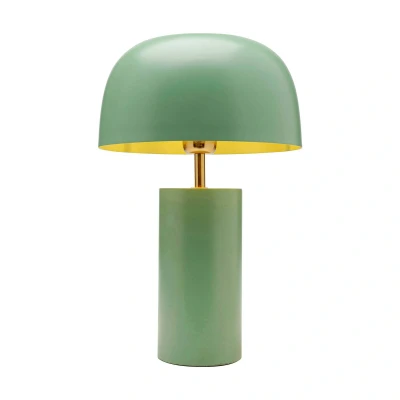 Abbildung von Kare Design Tischlampe Loungy Salbei, Grün, Metall, Moderne Tischleuchte, Schreibtischlampe, Büro, Wohnzimmer, Schlafzimmer, Office, keine Leuchtmittel inklusive, 38x25x25 (HxBxT)