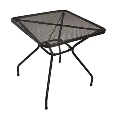Abbildung von DEGAMO Bistrotisch CLASSIC (1 St), quadratisch 70x70cm, Stahl und Streckmetall anthrazit