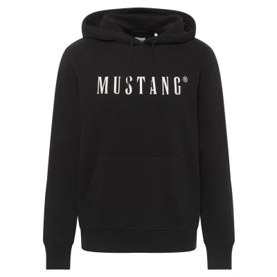Abbildung von Mustang Kapuzenpullover, Herren, Größe: Medium, Schwarz
