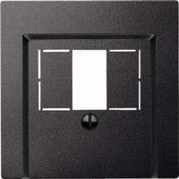 Abbildung von Schneider Electric Merten 297914 Zentralplatte für TAE Audio USB, anthrazit, System M