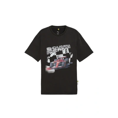 Abbildung von PUMA Scuderia Ferrari Sportswear Graphic Tee Men, Motorsport, Schwarz, XL