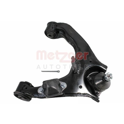 Abbildung von METZGER 58145401 Querlenker mit Gummilager, Trag /Führungsgelenk Vorderachse links, oben MITSUBISHI: L200 / Triton IV Pickup