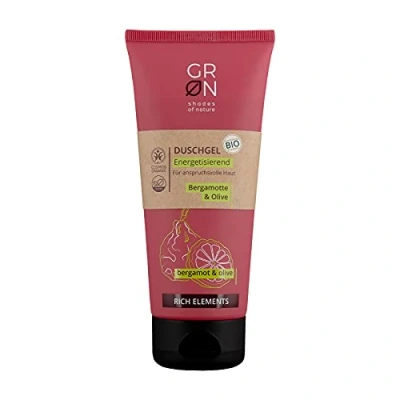 Abbildung von G R N shades of nature [GRÜN] Biokosmetik Duschgel Energetisierend Bio Olive &amp; Bergamotte für reife, anspruchsvolle Haut, belebend vegan 200 ml