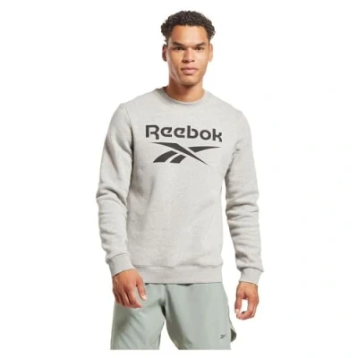 Abbildung von Reebok Identity BIG LOGO CREW Sweatshirt, Herren, Größe: Small, Medium grey heather