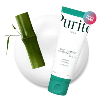 Abbildung von PURITO Panthenol Cream, Glow skin, Skin Barrier Repair, for All Types, Daily Face Moisturizer, Vegan &amp; Cruelty Free, Korean Care, Glass 3.38fl.oz / 100ml