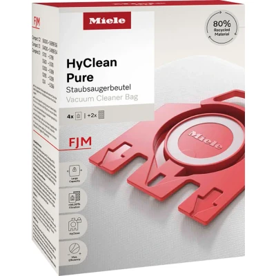 Abbildung von Miele Staubsaugerbeutel &quot;Miele Original Zubehör FJM HyClean Pure 2.0&quot;, (Packung), 4er Pack Staubbeutel, 2er Filter