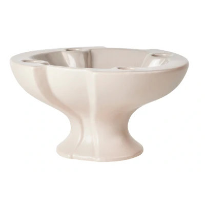 Abbildung von Broste Copenhagen Leda Leuchter grey sand 22cm