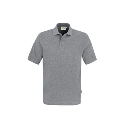 Abbildung von HAKRO Polo Shirt „Classic“ 810 grau meliert Größe: L
