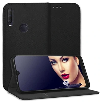 Abbildung von mtb more energy® Schutz Tasche Smart Magnet kompatibel mit Alcatel 1S 2020, 3L 1V 2020 (6.22&#039;&#039;) schwarz Bookstyle Klapp Cover Hülle Wallet Case