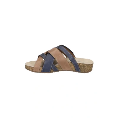 Abbildung von Josef Seibel Tonga 74 Pantolette flach jeanskombi, Damen, Größe: 41, Jeans kombi Schuhe