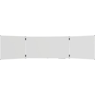 Abbildung von Legamaster UNITE PLUS Klapptafel weiß 100 x (200 400) cm Whiteboard mit Zwei doppelseitig ausklappbaren Flügeln magnetisch und beschreibbar inkl. Zubehör