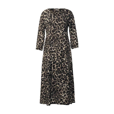 Abbildung von Street One Gemustertes MIDI Freizeitkleid, Damen, Größe: 34, Schwarz