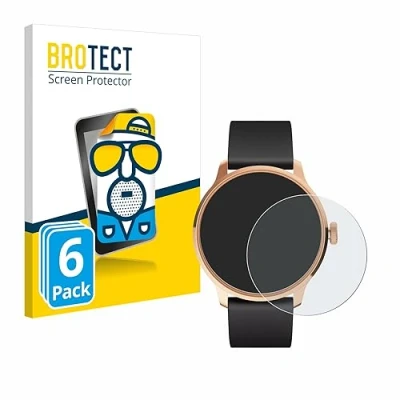 Abbildung von BROTECT Entspiegelungs Schutzfolie für Withings ScanWatch Light (6 Stück) Matte Displayschutz Folie, Anti Reflex, Fingerprint