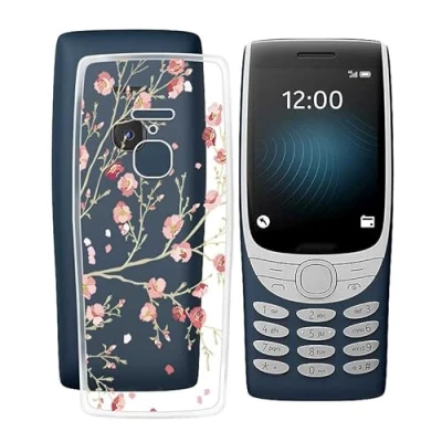 Abbildung von HGJTF für Nokia 8210 4G Hülle (2.8&quot;), Ultra Dünn Silikon Bumper Stoßfest Handyhülle Schale Tasche, Transparent Weiche TPU Anti Kratzer Cover Schutzhülle WM84