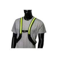 Abbildung von Easypix Unisex Erwachsene StreetGlow LED Umhängelicht, L/XL, Schwarz, Neongelb