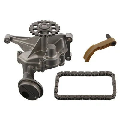 Abbildung von FEBI BILSTEIN 34017 Ölpumpe mit Gleitschiene, Ölpumpenkette Zahnrad MERCEDES BENZ: CLK Cabrio, W124 Limousine