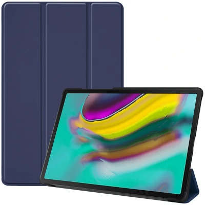 Abbildung von Trifold Klapphülle für das Samsung Galaxy Tab S5e Dunkelblau