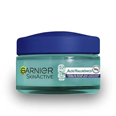 Abbildung von Garnier SkinActive Nachtcreme mit Hyaluronsäure und Aloe Vera, 50 ml