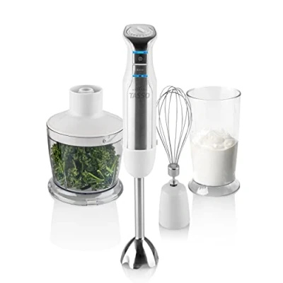 Abbildung von eta Stabmixer Tasso, ETA305690000, 600 W, DC Motor, mit Zerkleinereraufsatz und Mixbecher