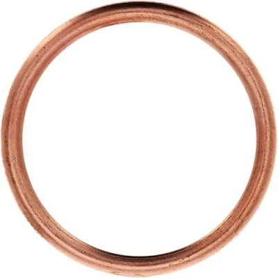 Abbildung von Restagraf Dichtung für Ablaufstopfen, d=22 x 27 2 mm, Kupfer, rund, kompatibel mit Fahrzeugen Typ: Volkswagen (5 Stück)