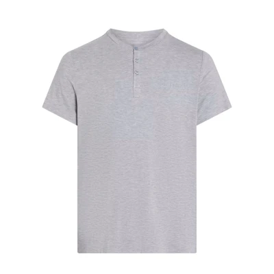 Abbildung von Calvin Klein Ultra SOFT Nachtwäsche Shirt, Herren, Größe: Large, Grey heather