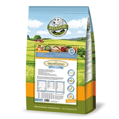 Abbildung von Bellfor Trockenfutter für Welpen Freiland Schmaus Junior 7,5kg 7500 g