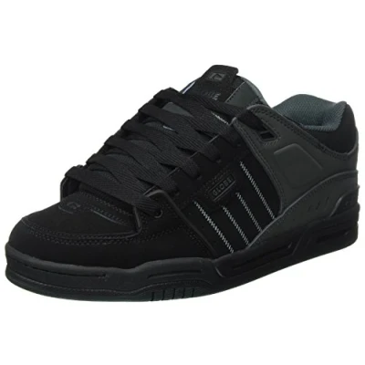Abbildung von Globe Fusion Skateschuh, Herren, Größe: 37, Black/night Leder und lederimitat