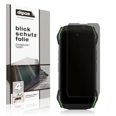 Abbildung von dipos I Blickschutzfolie kompatibel mit Blackview N6000 Display Schutzfolie matt 4 Wege Sichtschutz Effekt