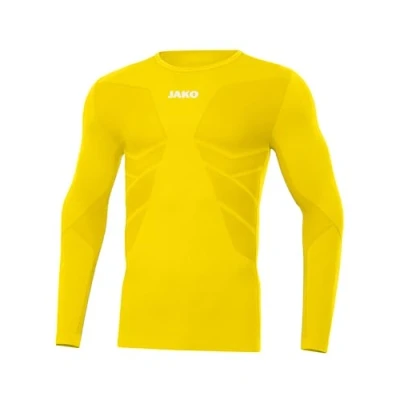 Abbildung von JAKO Langarm Comfort Unterhemd/shirt für Kinder, Größe: 146/152, Gelb