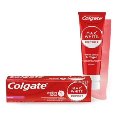 Abbildung von Colgate Zahnpasta Max White Expert Original 75ml Zahncreme für weiße Zähne
