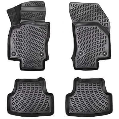 Abbildung von ELMASLINE 3D Gummimatten Set für Audi A5 2007 2022 Hoher 5cm Rand Baujahre Zubehör