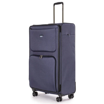 Abbildung von Stratic Bendigo Light + Weichschalen Koffer L navy mit 4 Rollen Weichgepäck