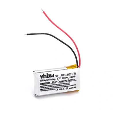 Abbildung von vhbw Akku Ersatz für Bose AHB481221PR Wireless Headset Kopfhörer (80mAh, 3,7V, Li Polymer)