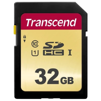 Abbildung von Transcend 32GB SDXC/SDHC 500S Speicherkarte TS32GSDC500S / bis zu 95 MBs lesen und 65 schreiben