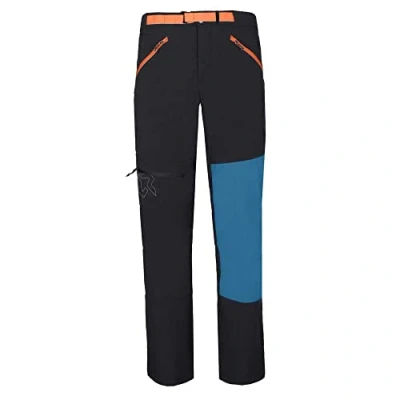 Abbildung von Rock Experience REMP04661 TONGASS Pants Unisex 0208 Caviar+1484 Moroccan Blue+0630 Flame S