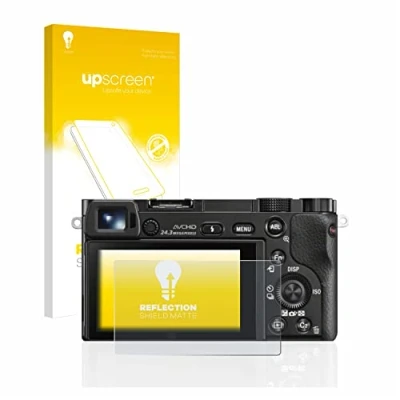 Abbildung von upscreen Entspiegelungs Schutzfolie für Sony Alpha 5000/6000 / 6400 Displayschutz Folie Matt [Anti Reflex, Anti Fingerprint]