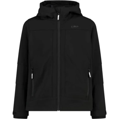 Abbildung von CMP KID Jacket FIX HOOD Unisex Softshelljacke für Kinder, Größe: 92, Nero