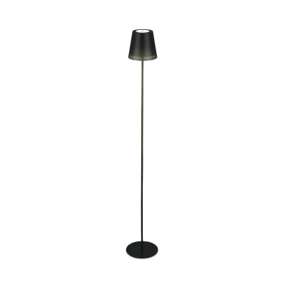 Abbildung von Briloner Leuchten LED Außen Stehlampe 1438015, Dimmfunktion, mehrere Helligkeitsstufen, USB Ladefunktion, fest verbaut, Warmweiß, 5m, USB, mit Kabelschalter, einmalig kürzbar, IP20