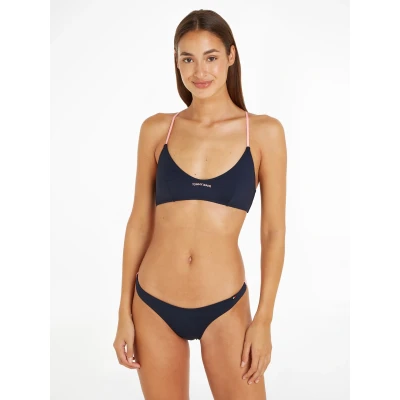 Abbildung von Tommy Hilfiger Swimwear Bustier Bikini Top BRALETTE (EXT SIZES), mit Logoschriftzug