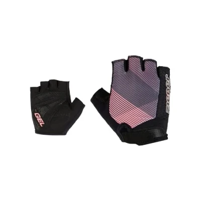 Abbildung von Ziener Kinder CHADI Fahrrad /Mountainbike /Radsport Handschuhe Kurzfinger atmungsaktiv/dämpfend, Black.Powder Blush, XL