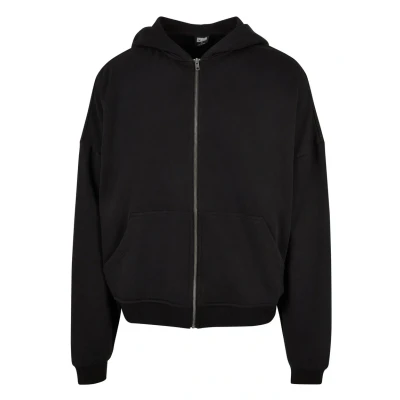Abbildung von Urban Classics 90&#039;S ZIP Sweatjacke, Herren, Größe: XXL, Black