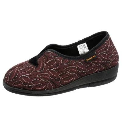 Abbildung von Fischer Markenschuh Dora Hausschuh Microstretch, Textilfutter, Weite H, zum Schlupfen