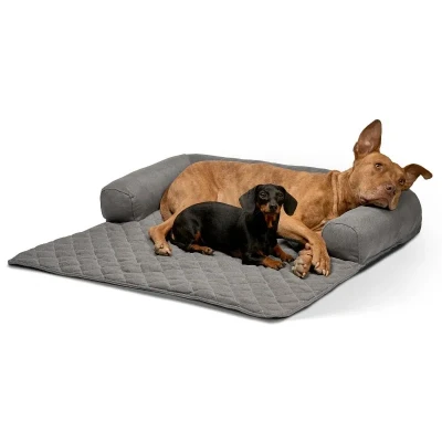 Abbildung von Lous robuste Hundedecke Sofa, Sofaschutz Hund, Hundebett für Sofa waschbar 90 Grad, Couchkissen, große Hunde, Sofakissen, Sofadecke, nachhaltig