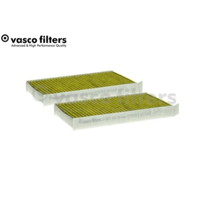 Abbildung von DAVID VASCO B231 Innenraumfilter Aktivkohlefilter mit Polyphenol 265mm 132mm 30mm quadratisch RENAULT: Laguna 3 Grandtour, 3, III Coupe