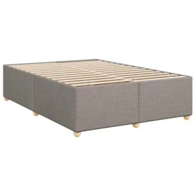 Abbildung von vidaXL Bettgestell ohne Matratze Taupe 140x200 cm Stoff